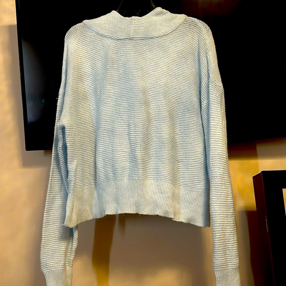 Light blue hooded sweater all in motion size xl
